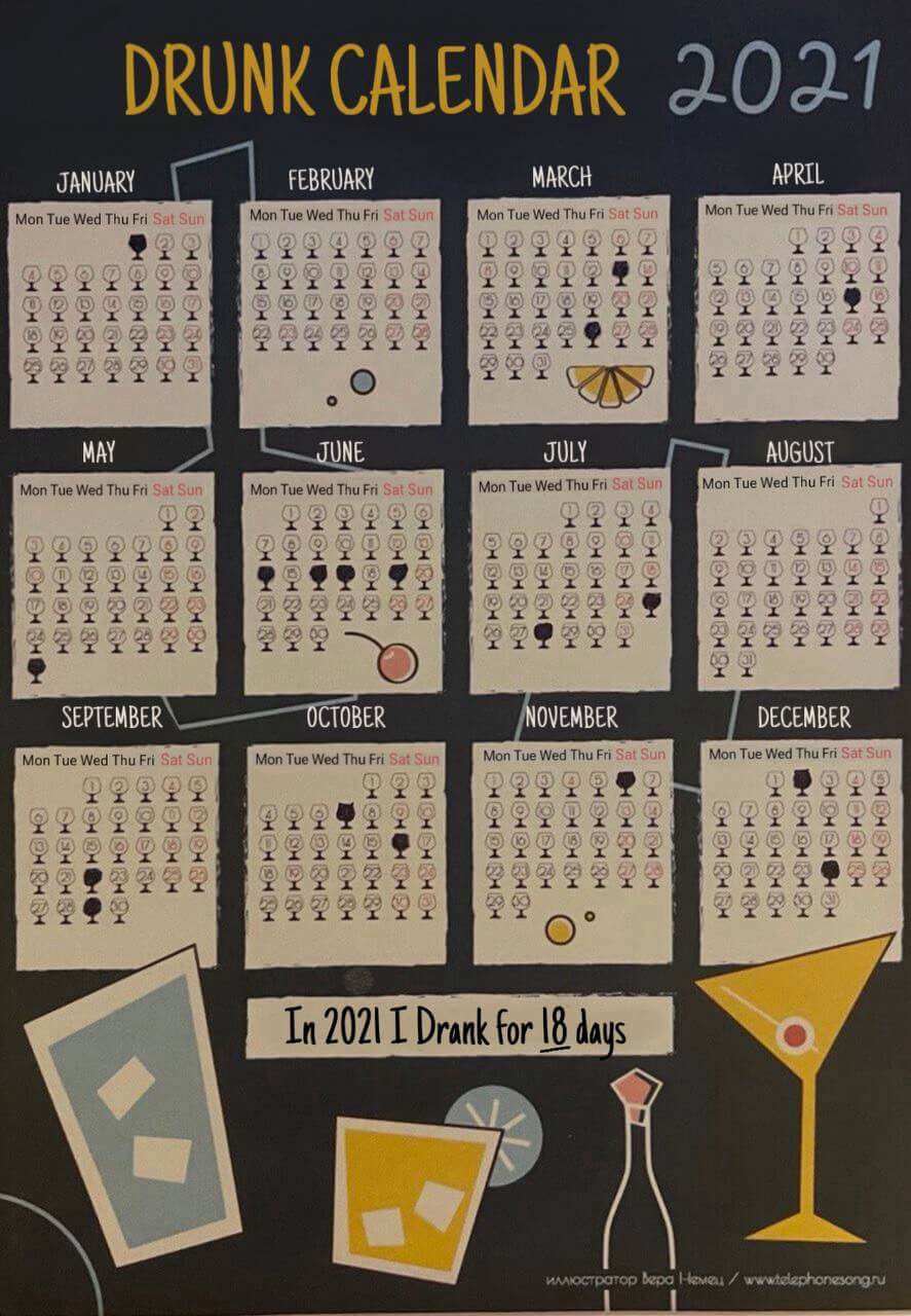 Alcohol calendar